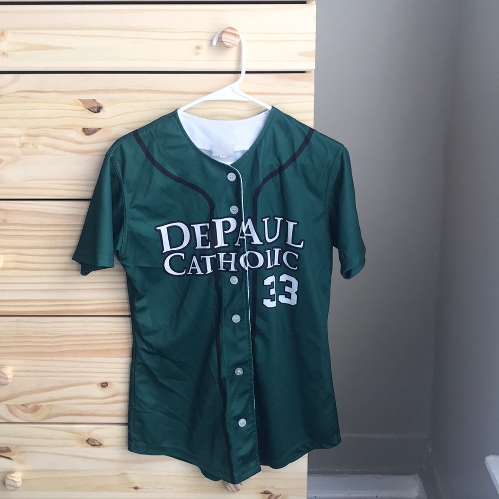 Ladies Baseball Button Up